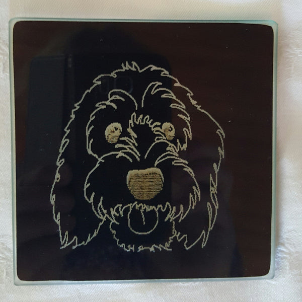 Square Glass Coasters