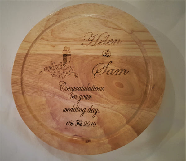 Personalised Cheese Board With Set Of Tools