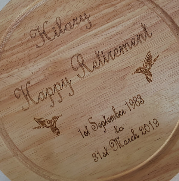 Personalised Cheese Board With Set Of Tools