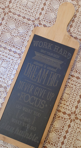 Slate and Bamboo Message Boards