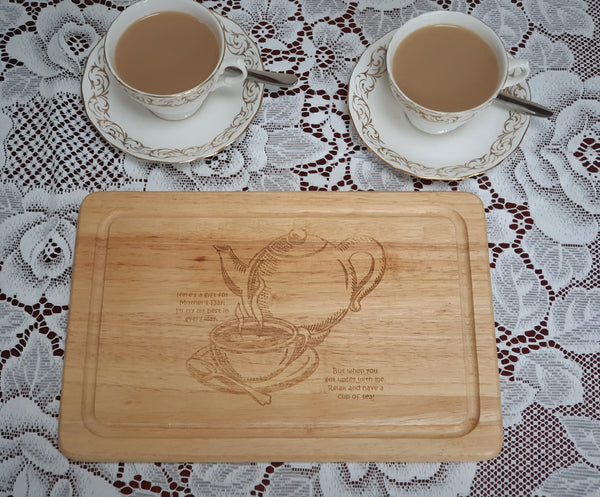 Personalised chopping board