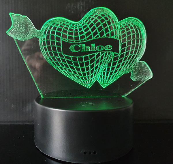 Night Light - Hearts