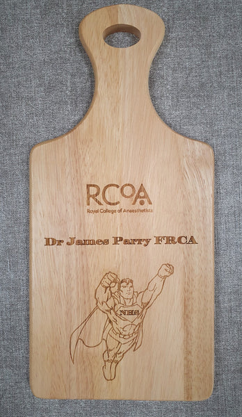 Personalised chopping board