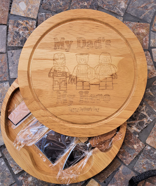 Father's Day Cheese Board with Tools.