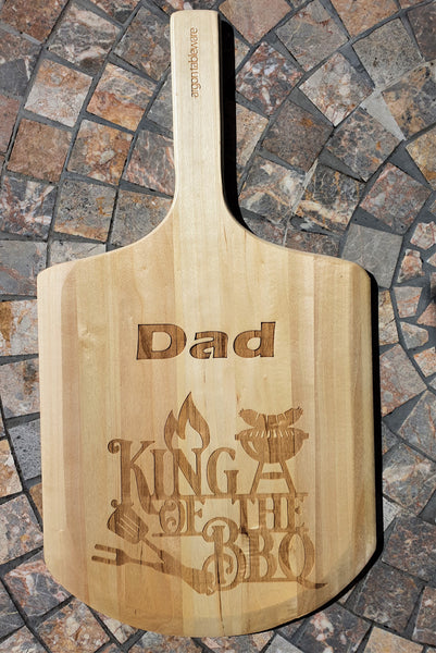 Dad - "King of the Barbeque" - serving board.