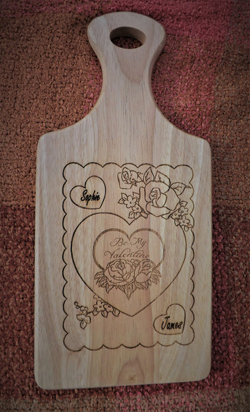 Personalised chopping board