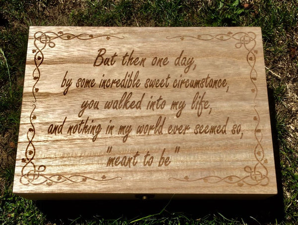 Family Keepsake boxes.