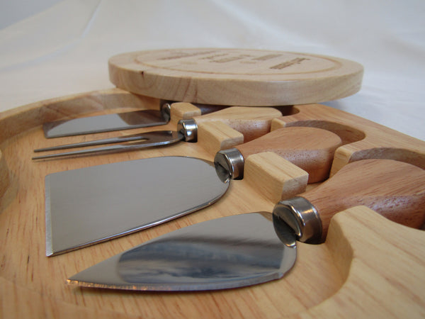 Personalised Cheese Board With Set Of Tools