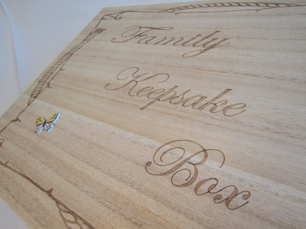 Family Keepsake boxes.