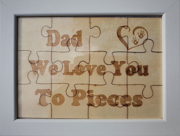 Puzzle Messages in a Frame.