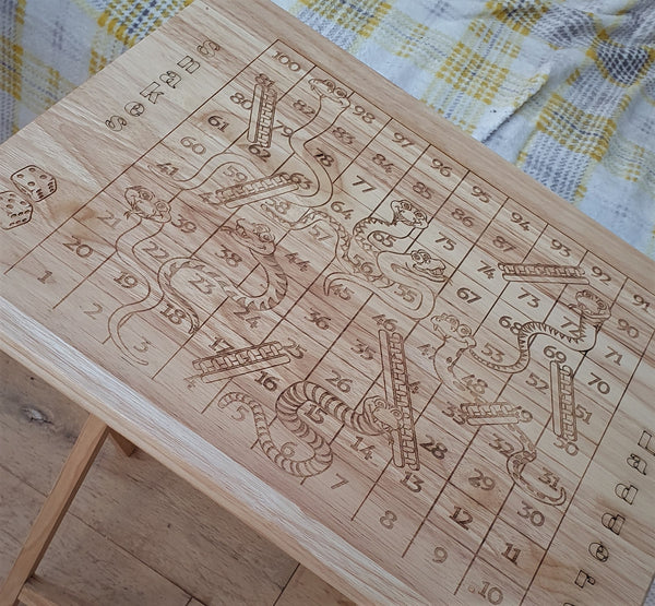 Wooden Games Table.